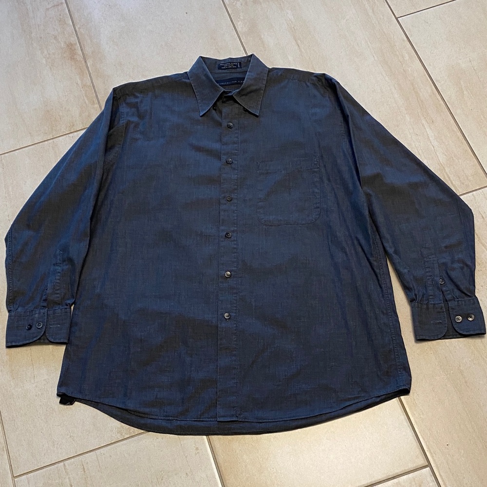 Men's long sleeve Metropolitan View Gray Shirt